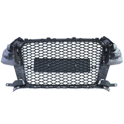 Glossy Sport Honeycomb Radiator Grille for Audi Q3 8U prefacelift 11-15
