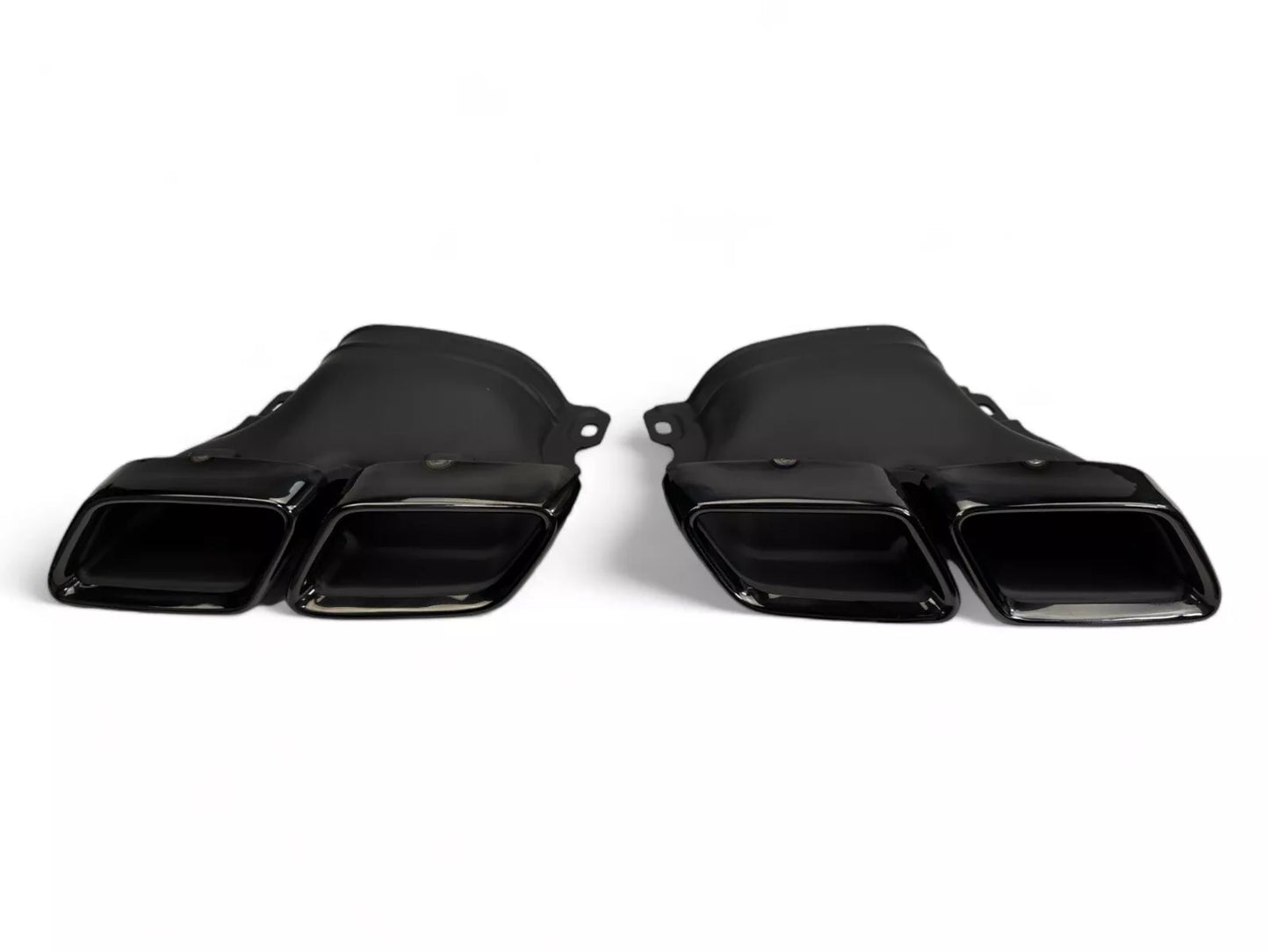 😎Diffusore+ Terminali Di Scarico(NOIR) Adatto Per Mercedes S-KL.S63 😎