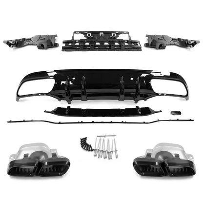 💕ART.10506 DIFFUSORI+TERMINALI adatto per Mercedes C W205 / S205 (14-21)💕