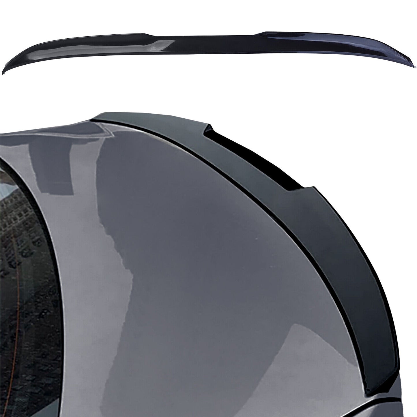 Labbro Spoiler Posteriore Universale Performance in Nero Lucido 120x7cm