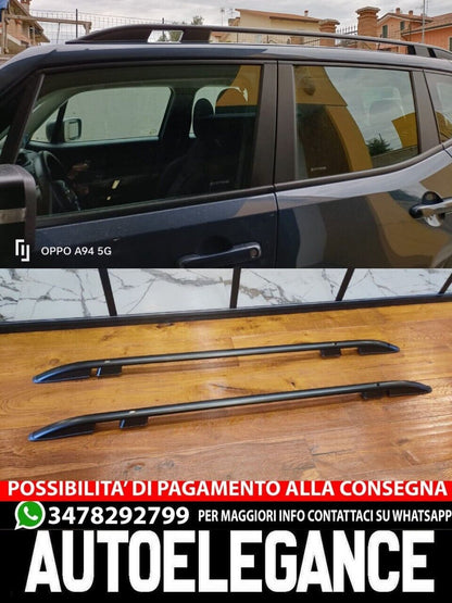 PORTAPACCHI NERO ADATTO PER JEEP RENEGADE 2014 - 2023