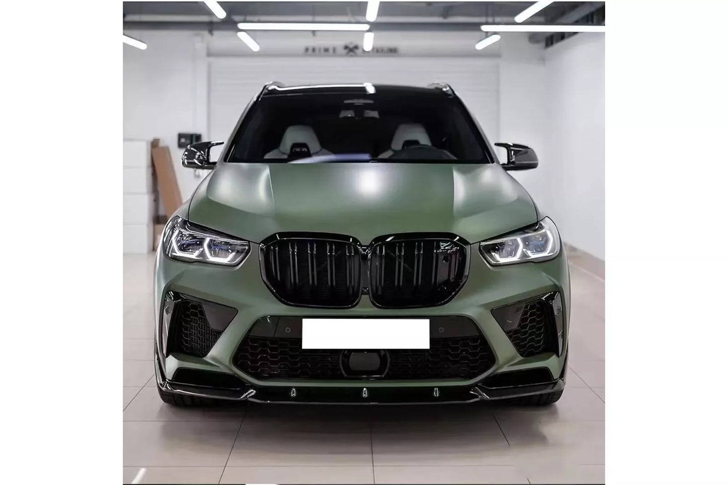 😎Paraurti Aero Kit Labbro Splitter per BMW F95X5M Competition 18+ Nero Lucido😎