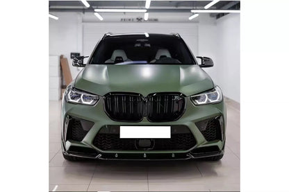 😎Paraurti Aero Kit Labbro Splitter per BMW F95X5M Competition 18+ Nero Lucido😎