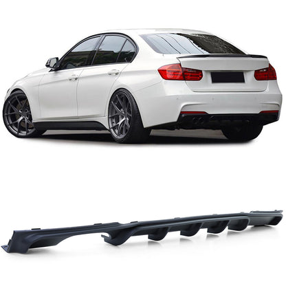 Diffusore posteriore performance nero opaco per BMW F30 F31 320 325 328 330 335