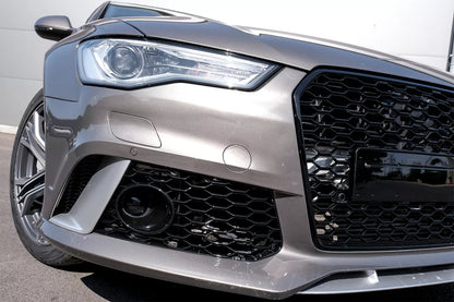 ⭐Paraurti Anteriore per Audi A6 C7 4G Facelift 2015-2018 RS6 Look Con Griglia S⭐
