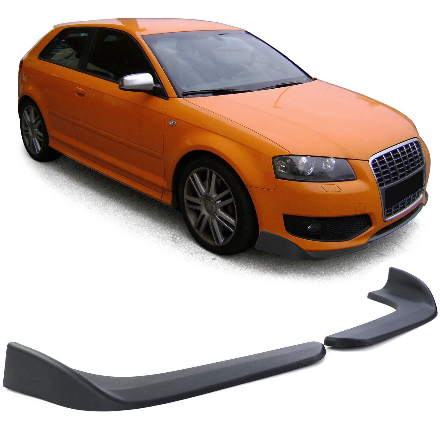 Flap Spoiler Anteriore Cup Wings Flat Universale Nero Performance 7