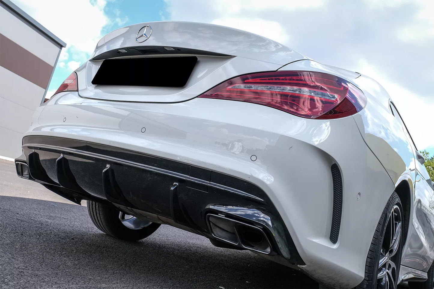 ✨Diffuseur pour Mercedes CLA W117 X117 Shooting Brake 13-18 Facelift CLA45 Look✨