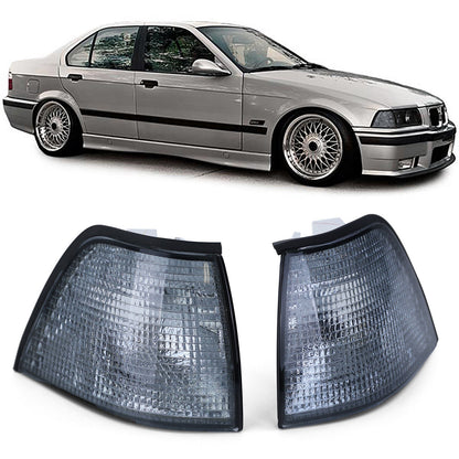 Black Smoke Turn Signal Light for BMW 3 Series E36 Saloon Touring Compact 90