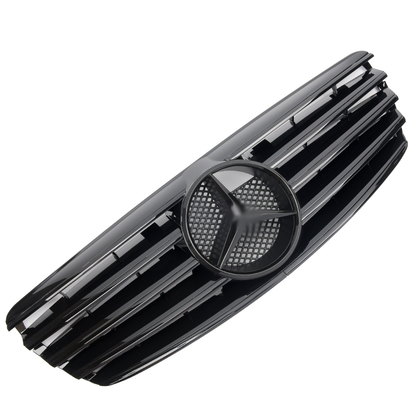 Griglia sportiva per Mercedes W211 S211 E 2002-2006 nero lucido AMG LOOK