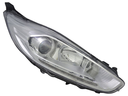 Faro anteriore destro per Ford Fiesta MK7 2012- Attuatore DRL H1 H7 LWR Cromato