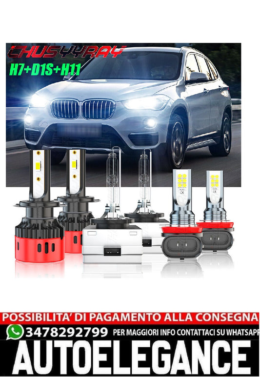 kit lampadine led adatto per bmw x1
