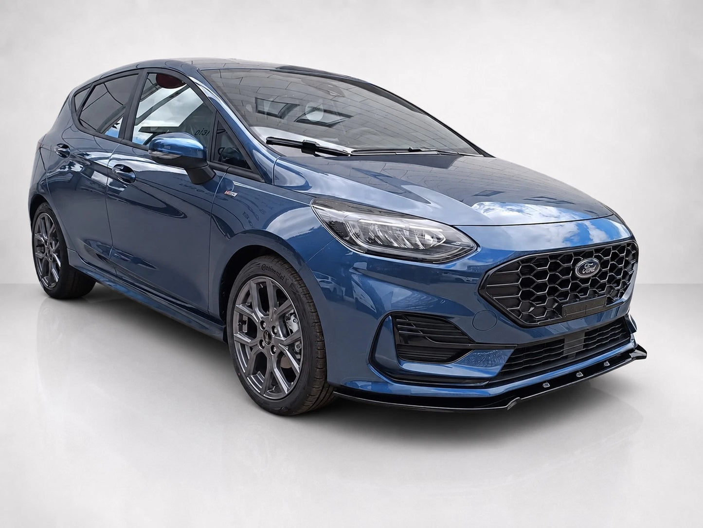 👉Splitter Anteriore V.2 Ford Fiesta MK8 ST-Line Facelift 21- Nero Lucido👈