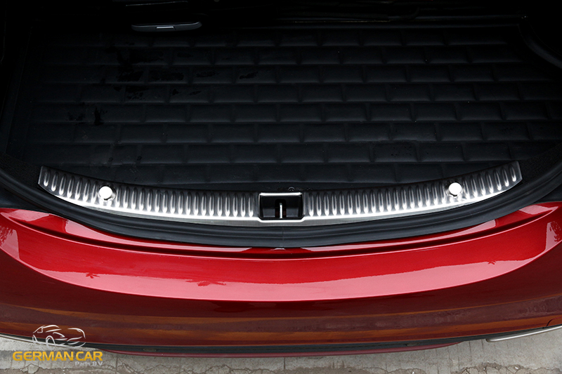 Per Mercedes Classe C W205 parabordo bagagliaio in acciaio inox V2A
