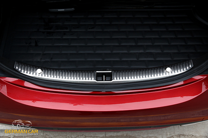 Per Mercedes Classe C W205 parabordo bagagliaio in acciaio inox V2A