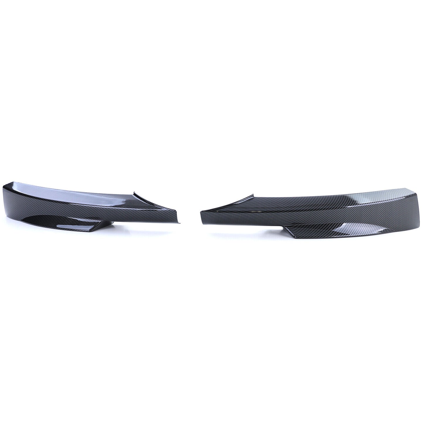 Spoiler Anteriore Angoli Flaps Splitter Carbon Look adatto per BMW Serie 3 E90 E91 08-12