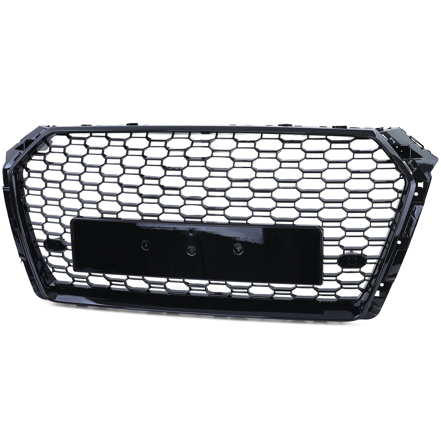 Griglia Sportiva A Nido D'ape Senza Emblema Nero Lucido compatibile per Audi A4 B9 8W 15-19
