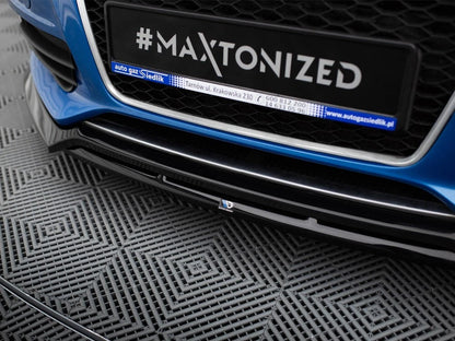 💕 Splitter  adatto per   Audi S4  nero lucido 💕