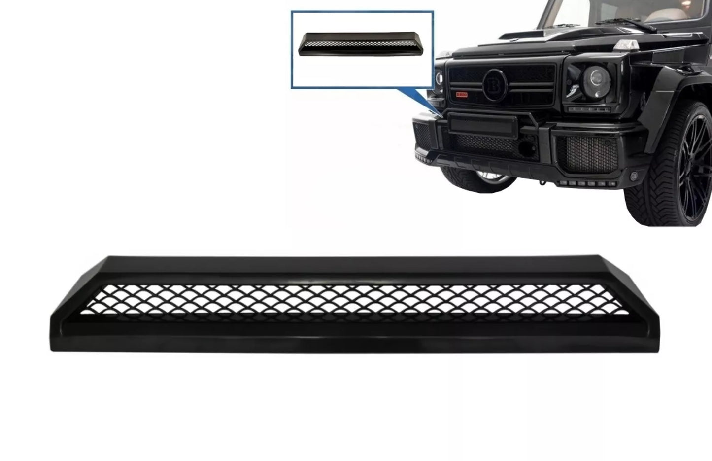 😍Spoiler superiore labbro paraurti anteriore per Mercedes Classe G W463 1989+😍