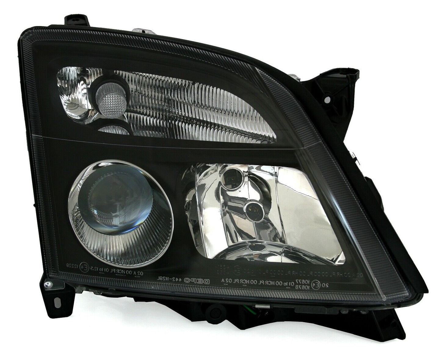 Headlight set for Opel Vectra C Signum -05 in black H7 LWR 