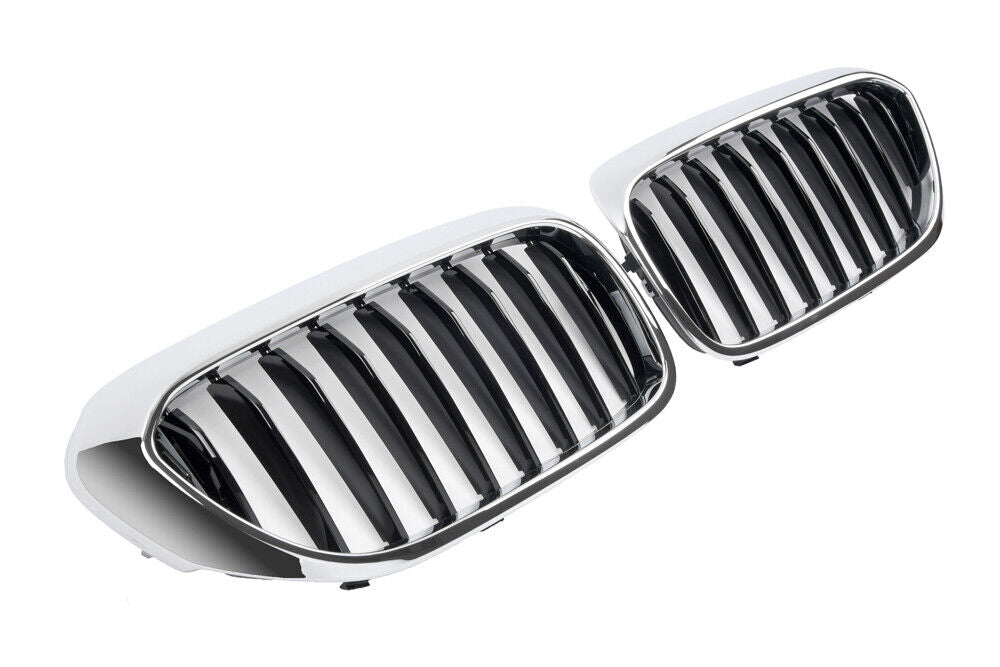 ADATTO PER BMW SERIE 5 G30 G31 GRIGLIA RADIATORE NERO LUCIDO
