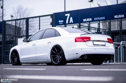 💕Sotto minigonne  adatto per  Audi A8 D4 nero lucido 💕