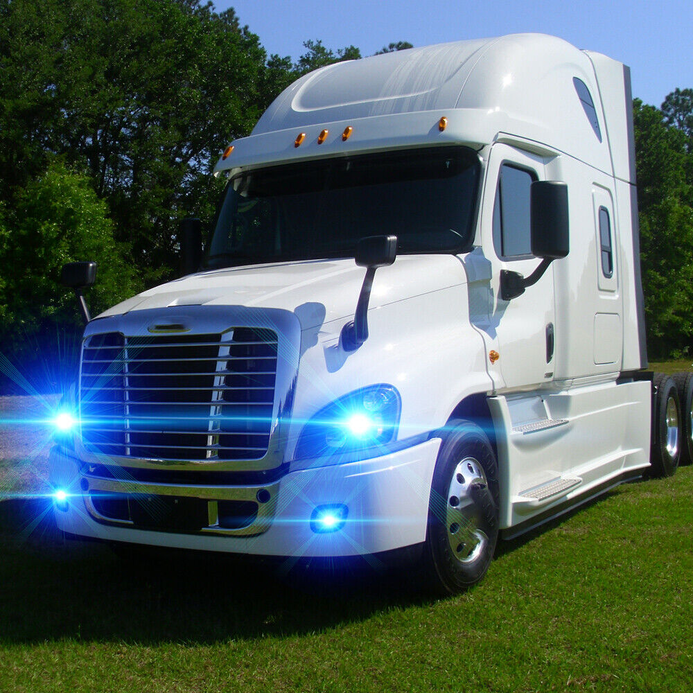 For Freightliner Cascadia 2008-2016 -6x LED Fog Light Bulbs Kit 8000K 