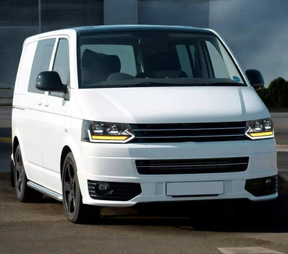 Fari Full LED per VW T5 Bus 09-15 Facelift Frecce Dinamiche Marca E