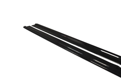 💕Sotto minigonne  adatto per  Audi A8 D4 nero lucido 💕