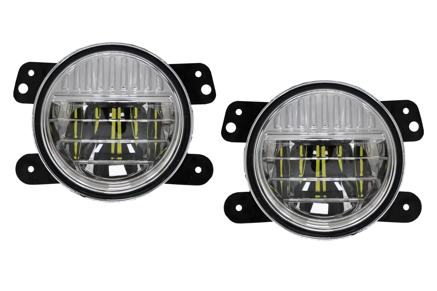 🤩Full LED Fendinebbia 4 pollici per Jeep Wrangler JK TJ JL 1996-2018🤩