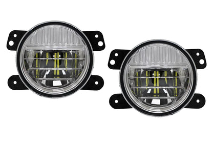 🤩Full LED Fendinebbia 4 pollici per Jeep Wrangler JK TJ JL 1996-2018🤩