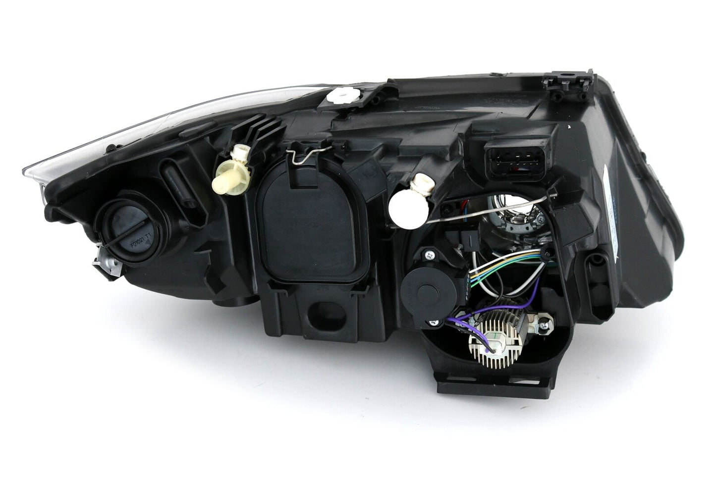 Faro anteriore sinistro per Serie 3 BMW E90 Limo E91 Touring 2008-211 Angel Eye Rings H7