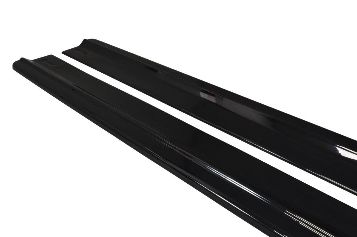 💕Sotto minigonne  adatto per  Audi A8 D4 nero lucido 💕