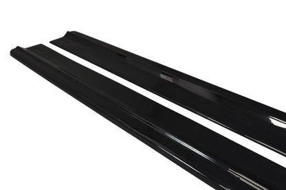 💕Sotto minigonne  adatto per  Audi A8 D4 nero lucido 💕
