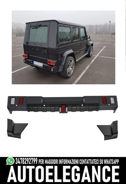 Paraurti posteriore adatto per Mercedes Classe G W463 (1989-up) G63 G65 Design