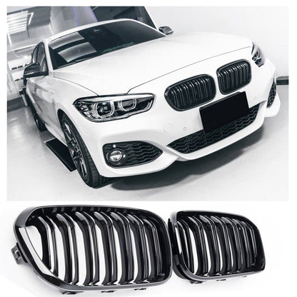 Griglie per BMW Serie 1 F20/F21 dal 2015 nero lucido