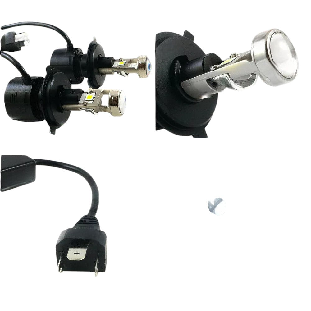 💕 KIT BI-LED H4 PER PEUGEOT 107 18000 LUMEN 6000K 💕