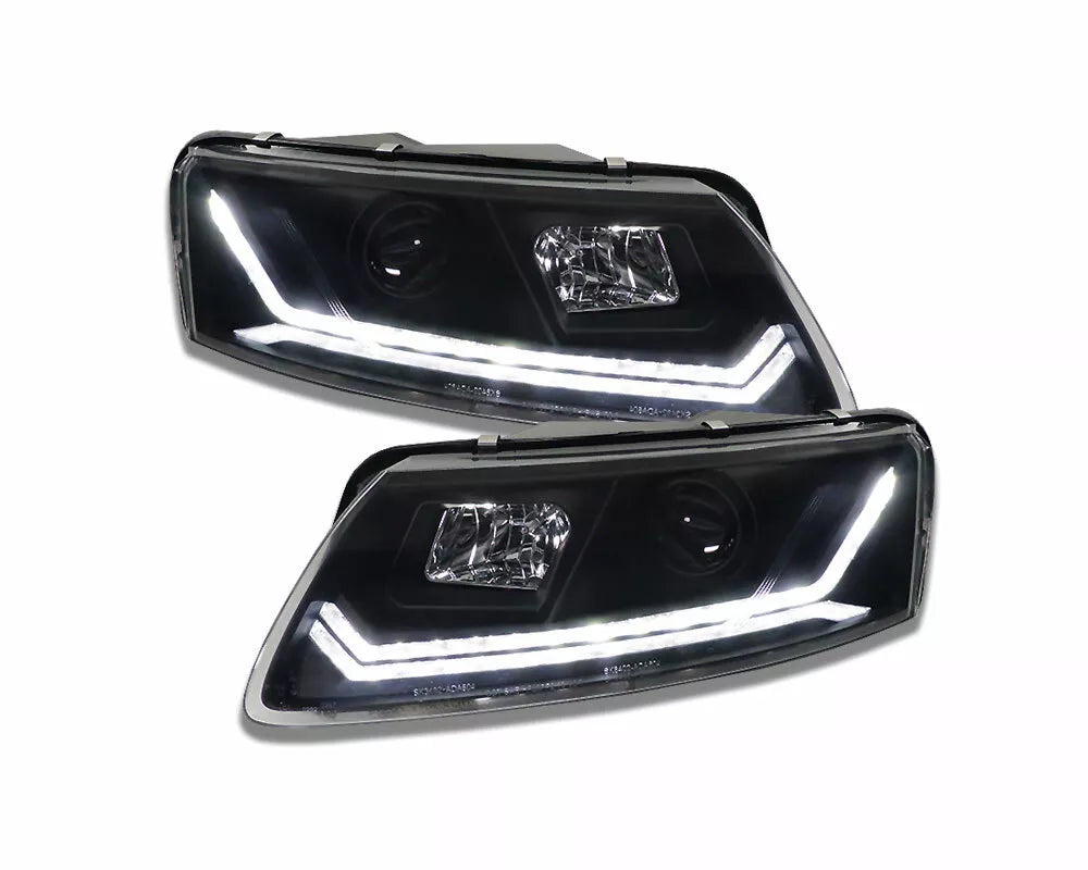 Per Audi A6 4F 08-11 Faro allo Xeno Design 4G TFL Frecce Led Luce di marcia