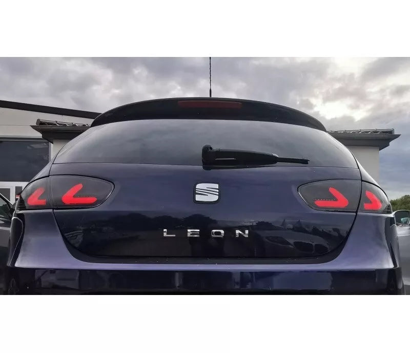 FARI FANALI POSTERIORI A LED PER SEAT LEON 1P1 1PA 09-12 FANALI POSTERIORI NERI