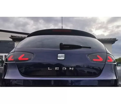 FARI FANALI POSTERIORI A LED PER SEAT LEON 1P1 1PA 09-12 FANALI POSTERIORI NERI