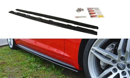 💕Sotto minigonne  adatto per  Audi A5 F5 S Line nero lucido 💕