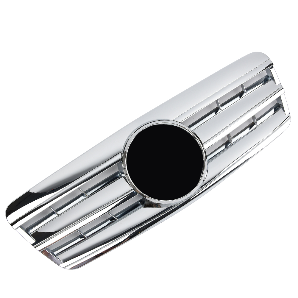 GRIGLIA RADIATORE SPORTIVA GRIGLIA CROMATA ADATTA PER MERCEDES CLASSE W208 CLK