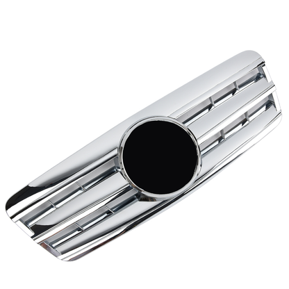 GRIGLIA RADIATORE SPORTIVA GRIGLIA CROMATA ADATTA PER MERCEDES CLASSE W208 CLK