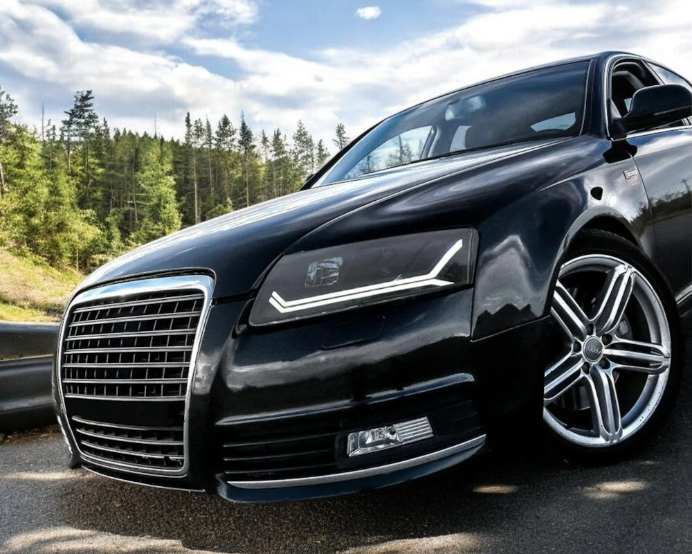 Per Audi A6 4F 08-11 Faro allo Xeno Design 4G TFL Frecce Led Luce di marcia