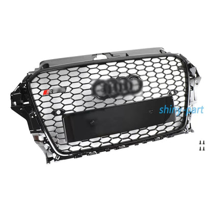 ART.5676 GRIGLIA NIDO D'APE NERO LUCIDO PER Audi A3 8V 2017-2020 LOOK RS3
