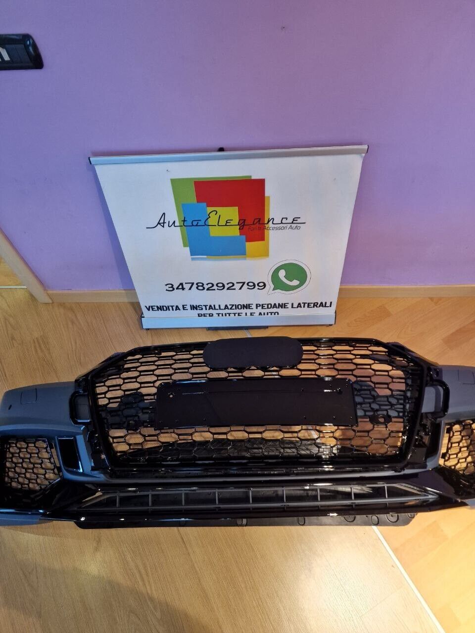 Front Bumper for Audi A5 F5 2017-2019 Quattro RS5 Look Grilles