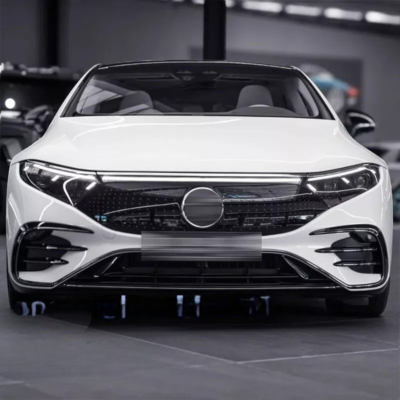 Griglia GT Panamericana adatta per Mercedes EQS SUV W296 X296 Silver nera