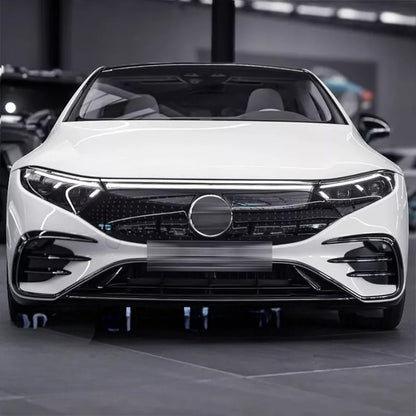 Griglia GT Panamericana adatta per Mercedes EQS SUV W296 X296 Silver nera
