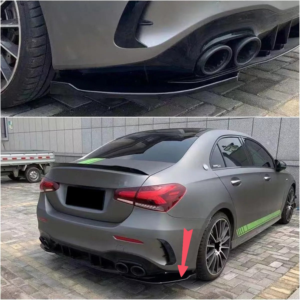 DIFFUSORE ADATTO PER MERCEDES V177 A35 + A45