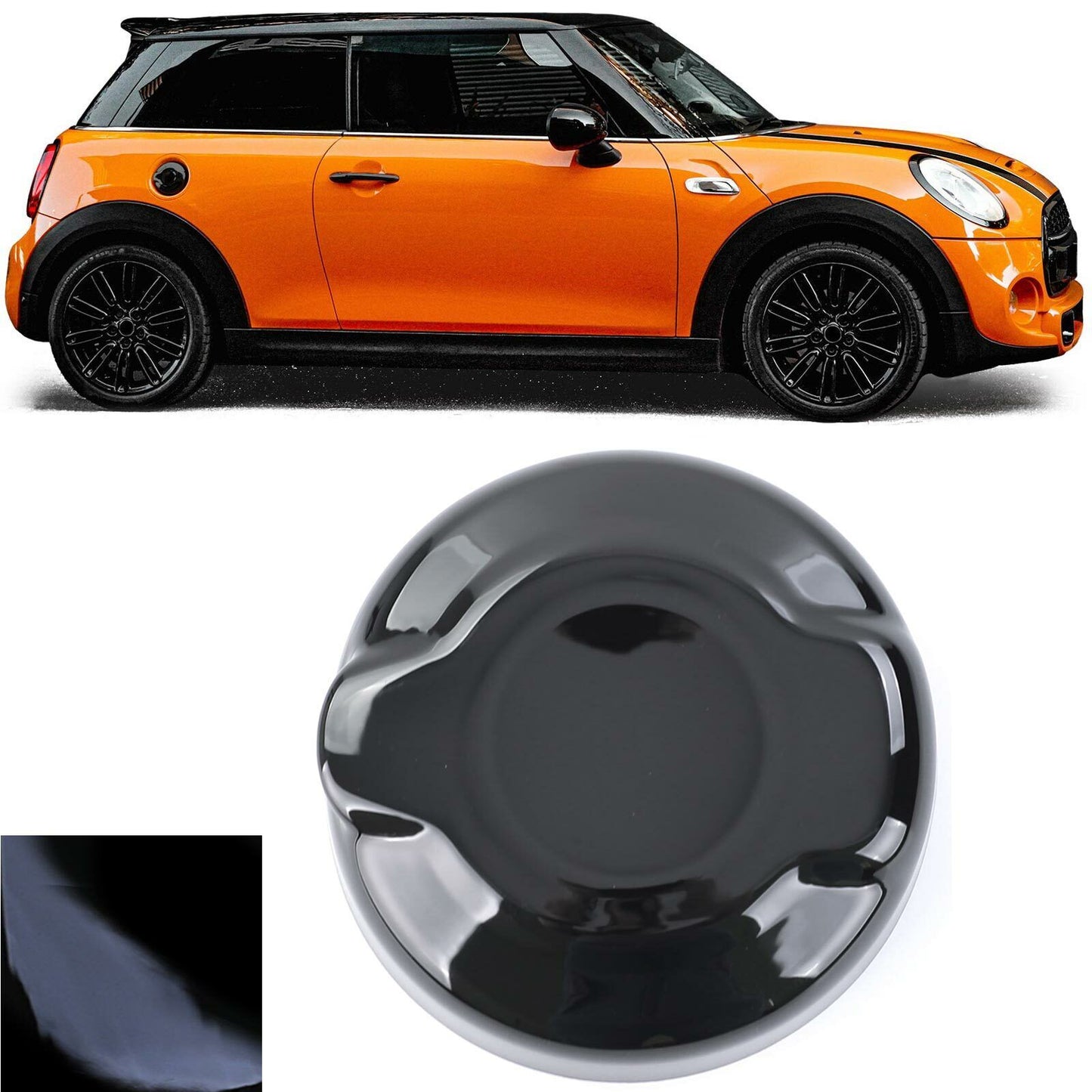Coperchio serbatoio nero lucido Adatto a Mini F55 F56 F57 13-21- AUTOELEGANCERICAMBI