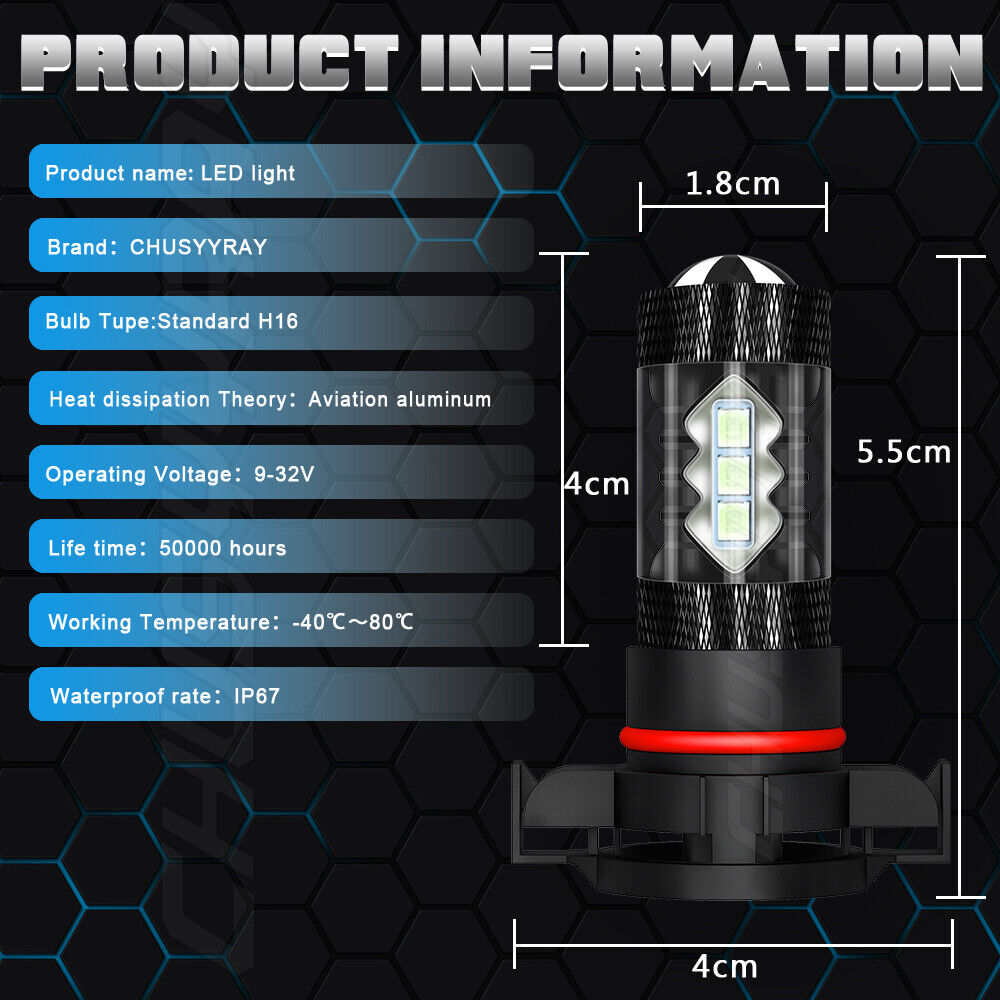 For Chevy Silverado 1500 2500 HD 2007-2015 8000K LED headlights + fendin bulb KIT 